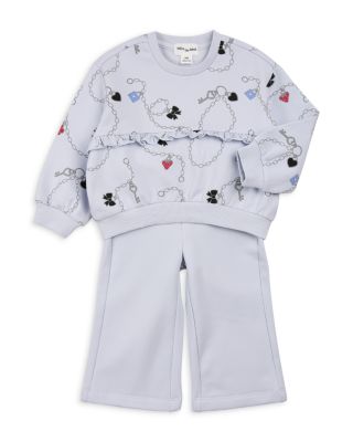 Girls' Charms Print Sweatshirt & Jogger Pants Set - Little Kid, Big Kid