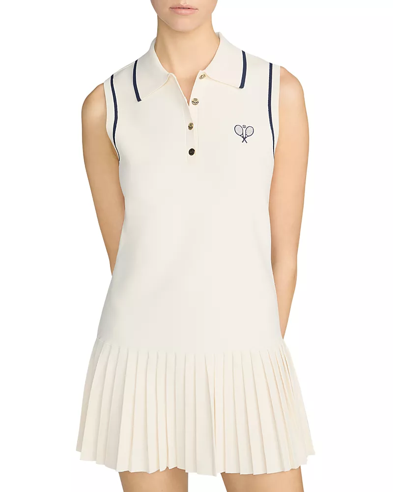 Frame The Tennis Pleated Mini Dress