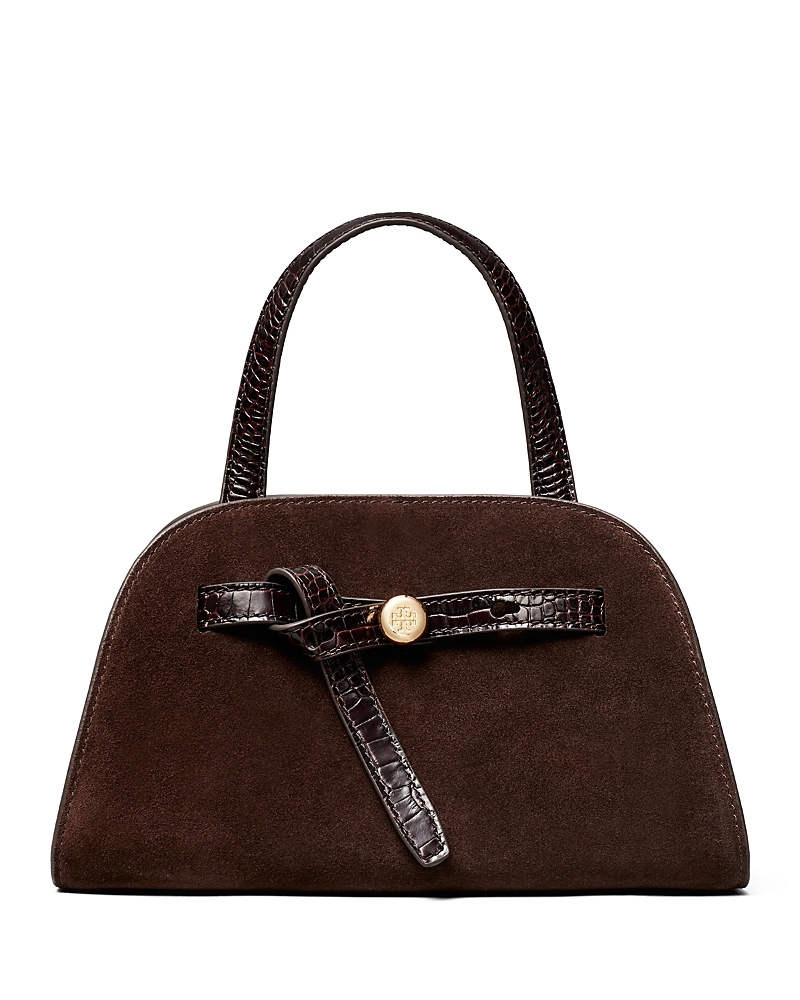 Tory Burch Romy Suede Small Bauletto Bag