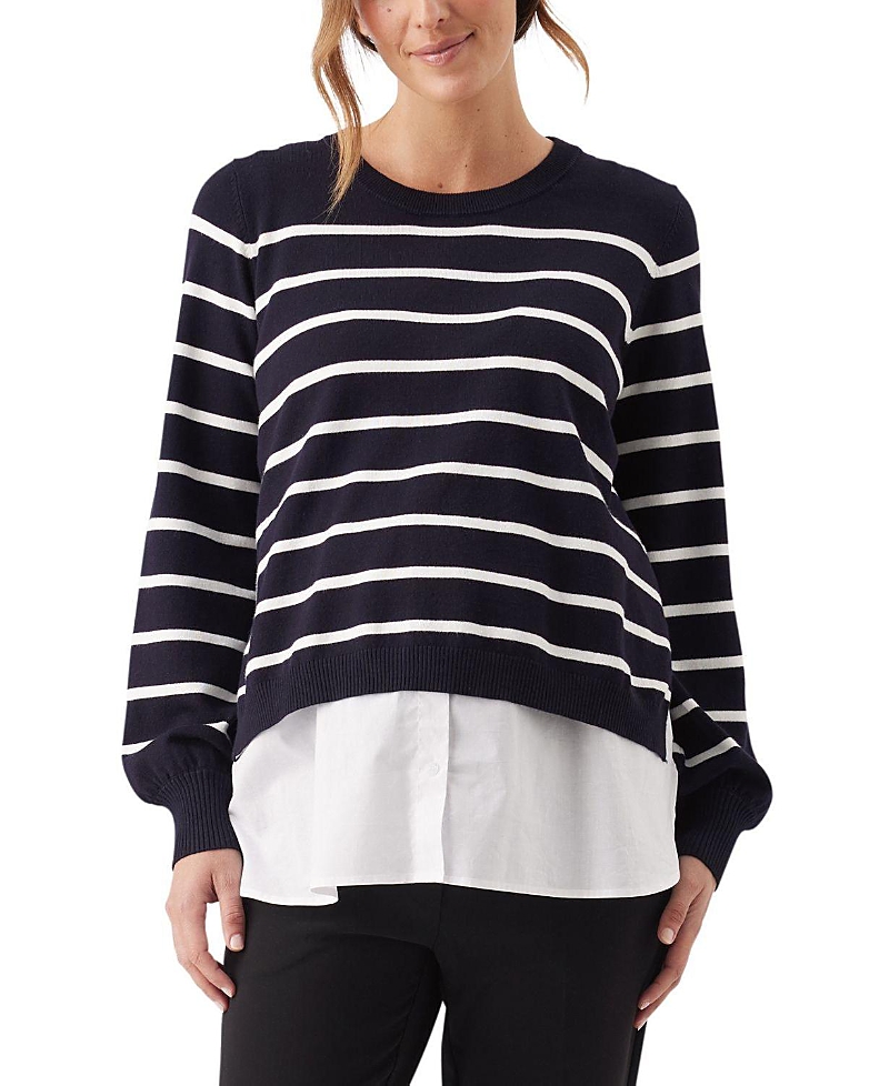 Ripe Maternity Anna Detachable Nursing Knit Sweater In Multi