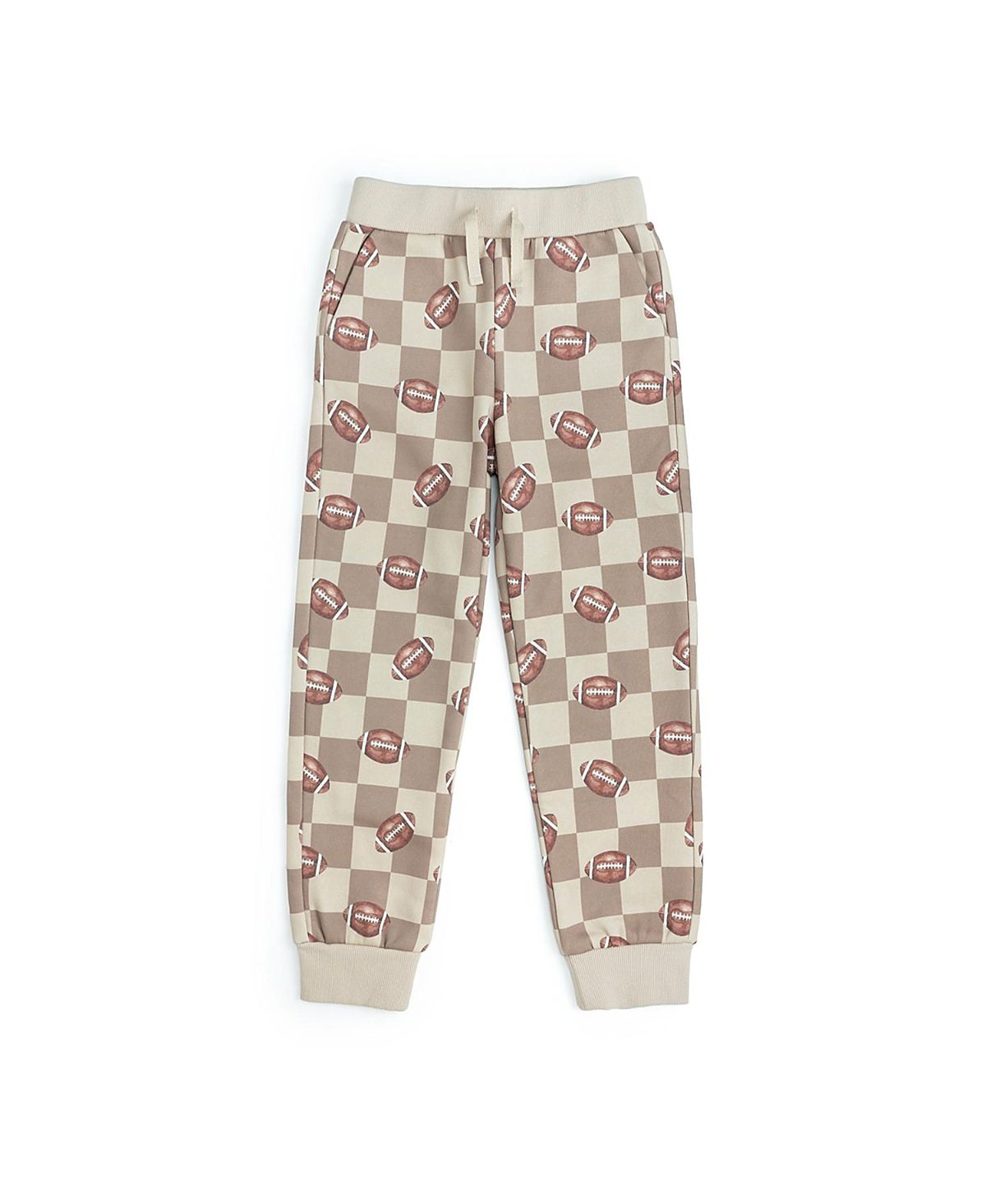 Sweet Wink Boys' Football Checkered Jogger - Baby, Little Kid