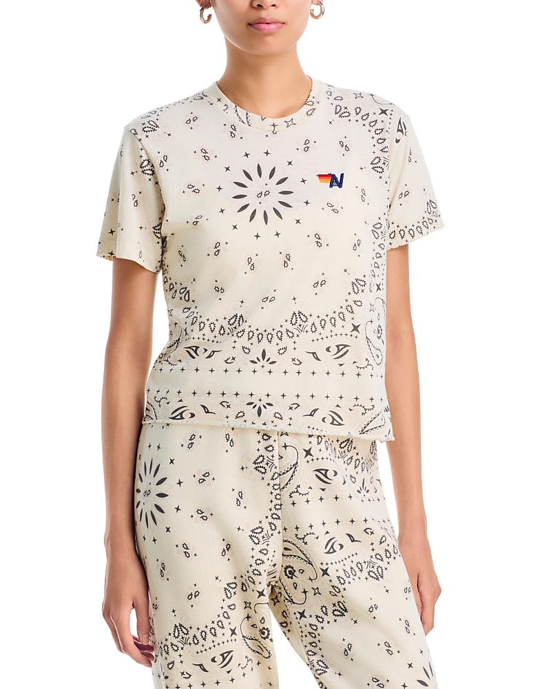 Aviator Nation Bandana Crewneck Boyfriend Tee
