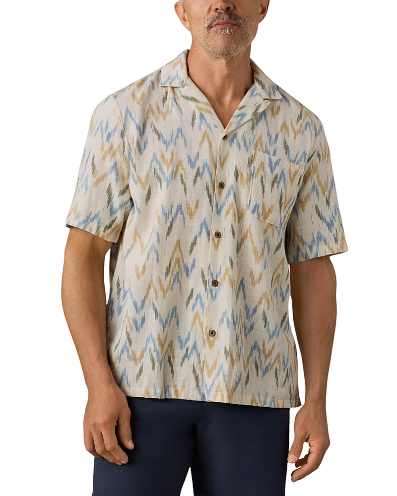 Faherty Belle Isle Patterned Cotton Resort Shirt