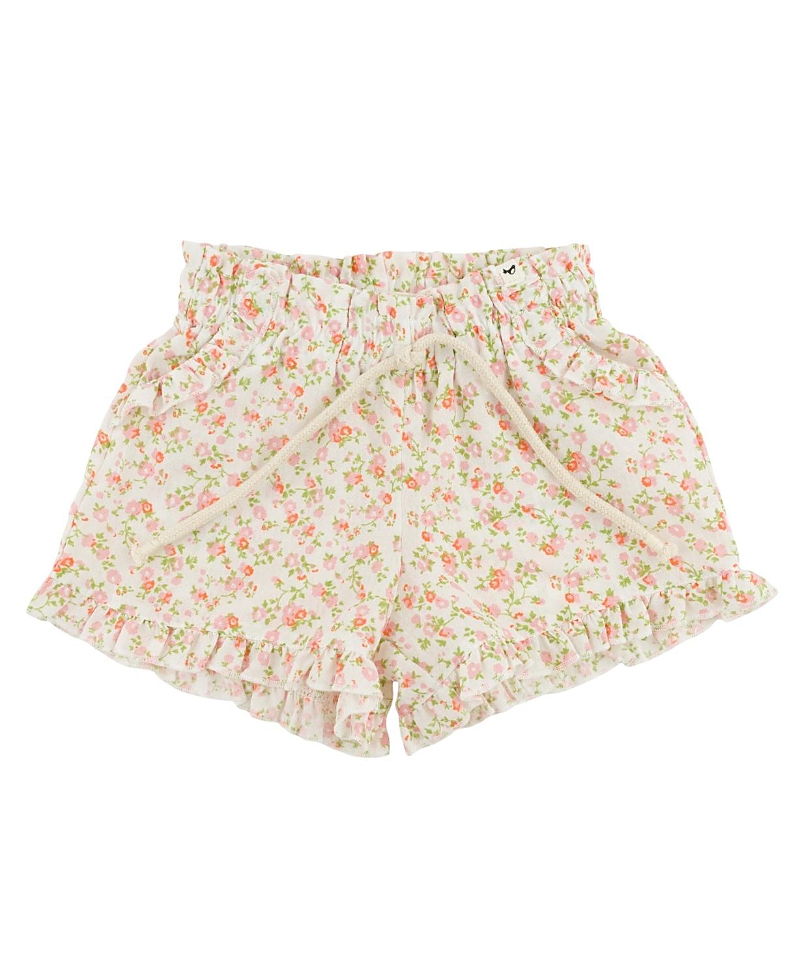 oh baby! Girls' Poppy Sprig Delilah Ruffle Short - Baby, Little Kid