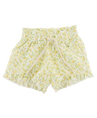 oh baby! Girls' Poppy Sprig Delilah Ruffle Short - Baby, Little Kid