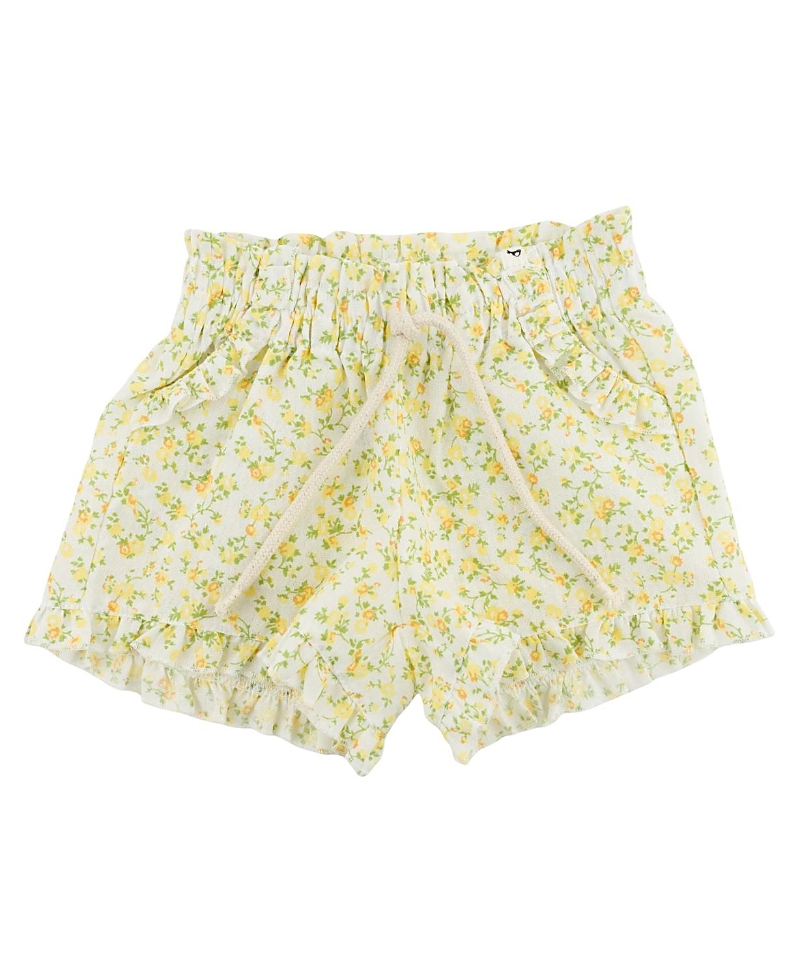 oh baby! Girls' Poppy Sprig Delilah Ruffle Short - Baby, Little Kid