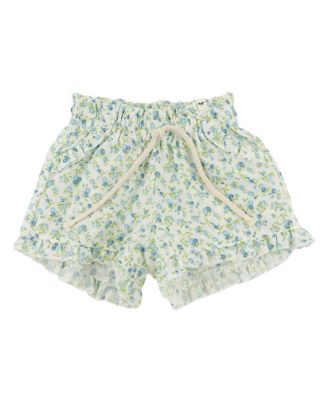 oh baby! Girls' Poppy Sprig Delilah Ruffle Short - Baby, Little Kid