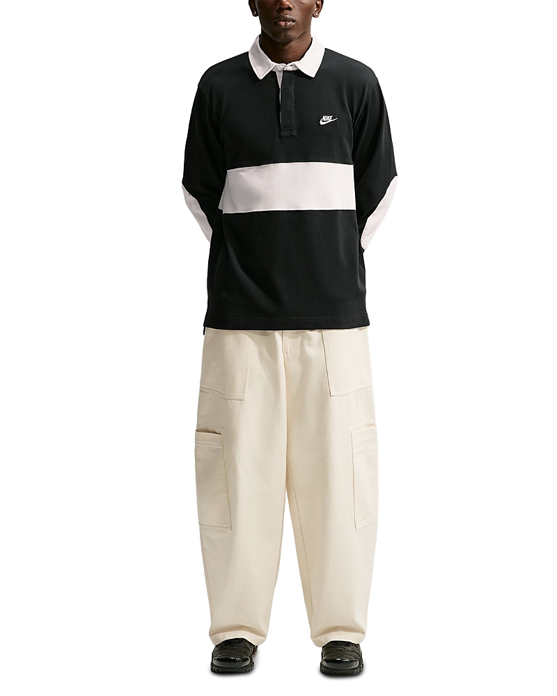 Nike Club Phantom Block Strip Cotton Rugby Shirt