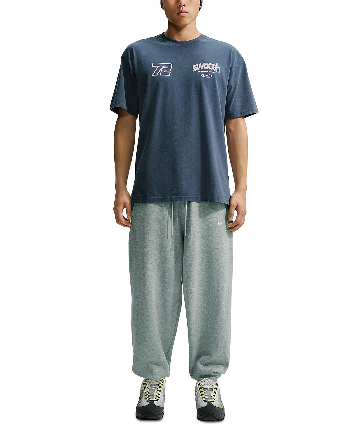 Nike Sportswear Swoosh Graphic Cotton T-Shirt