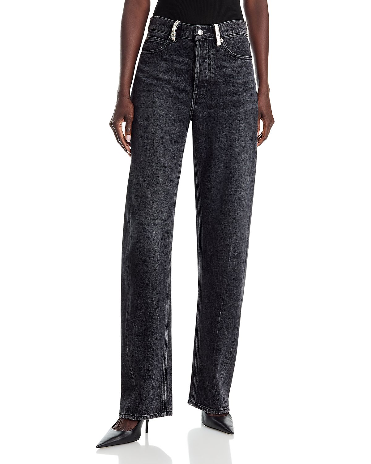 alexanderwang Float Mid Rise Relaxed Jeans