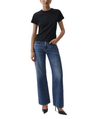 Larsen High Rise Wide Leg Jeans in Daring