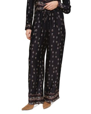 Single Pleat Wide Leg Pants 