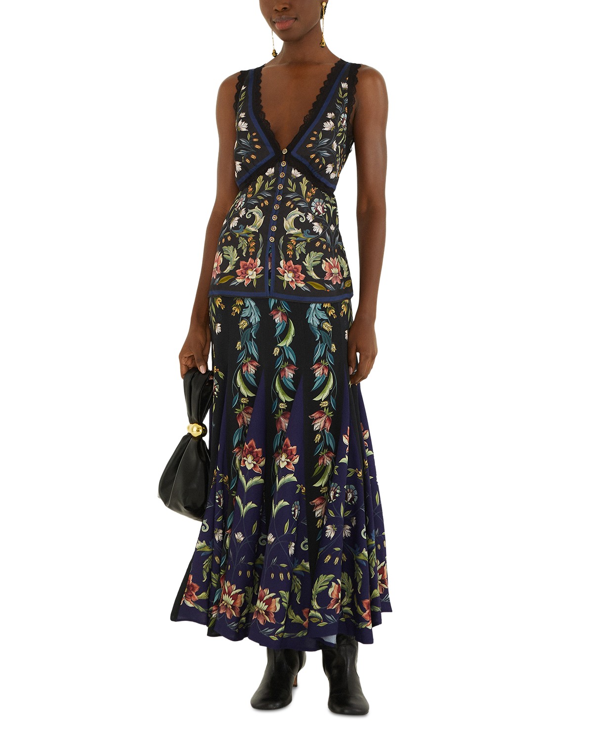 Natalia Black Blouse & Natalia Black Maxi Skirt