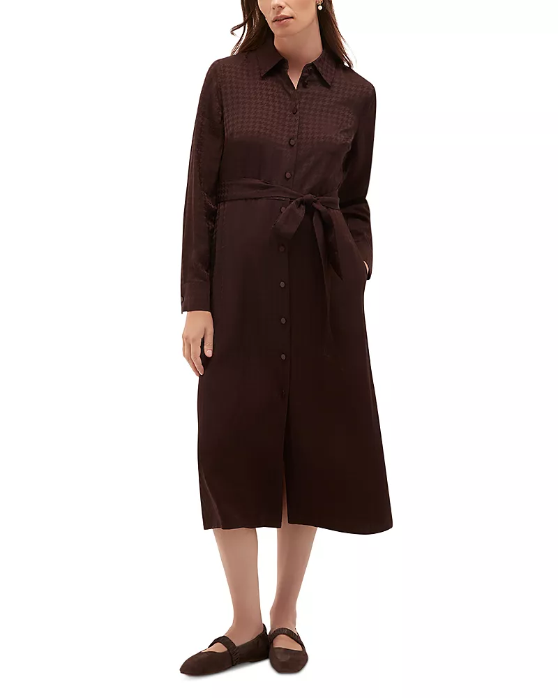 Hobbs London Georgianna Belted Shirt Dress
