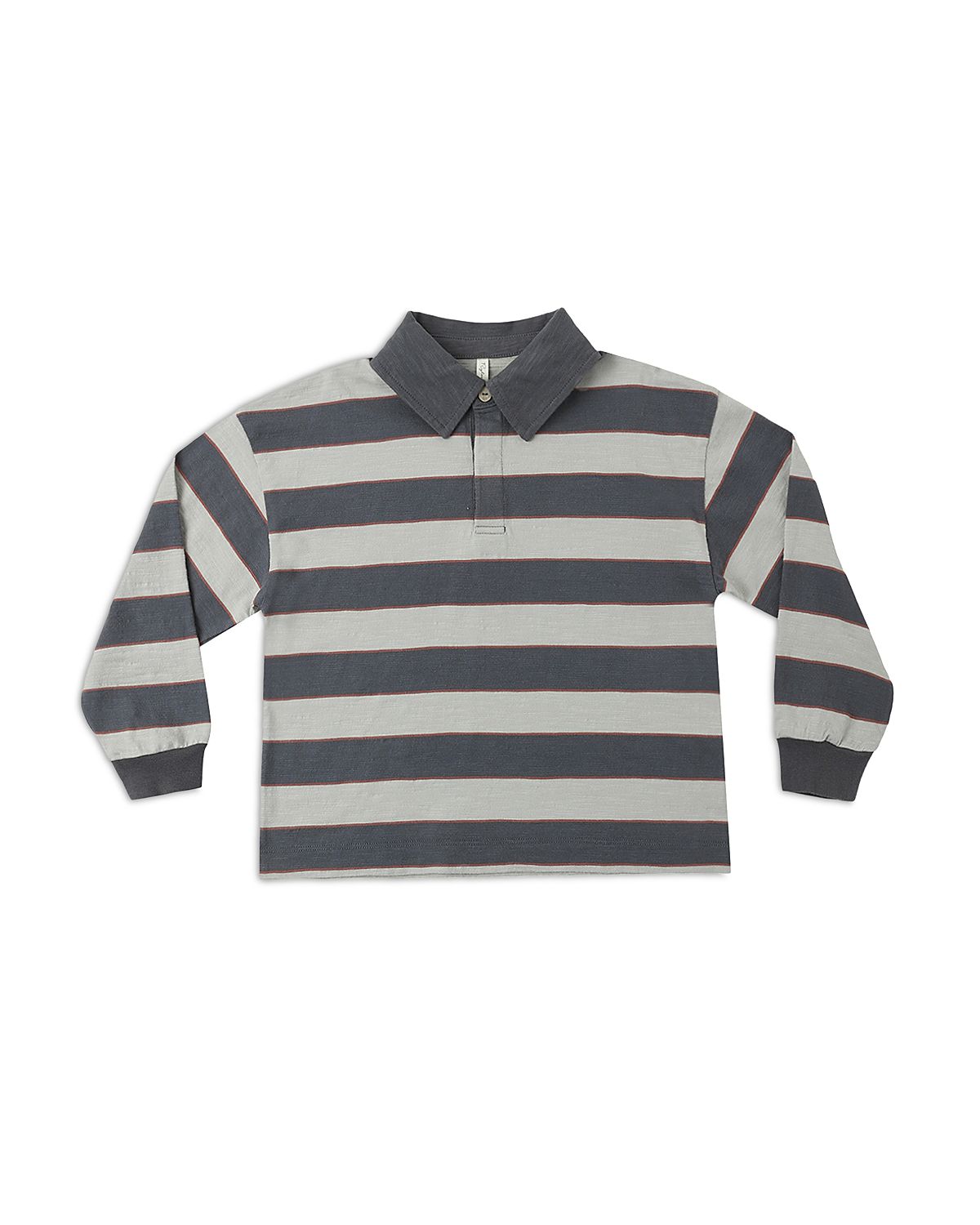 Rylee + Cru Boys Rugby Sage Stripe Polo Shirt - Little Kid, Big Kid