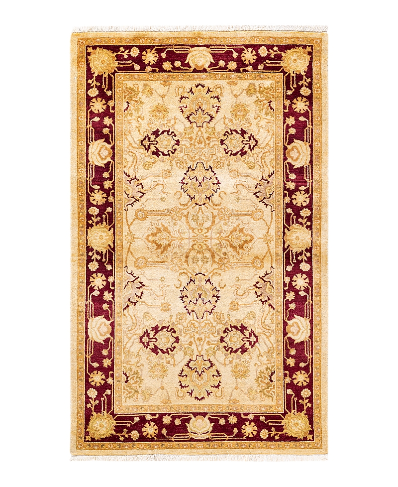 Adorn Handwoven Rugs Mogul M1418 3'3" x 5'3" Area Rug - Ivory