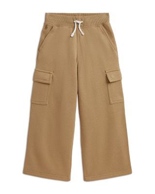 Girls' Fleece Wide Leg Cargo Sweatpants - Little Kid, Big Kid