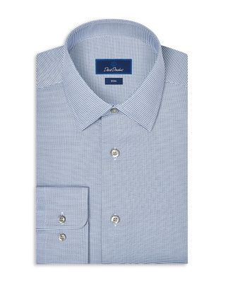 Slim Fit Stretch Micro Twill Dress Shirt