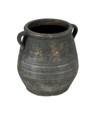  Whitewashed Terra-cotta Urn