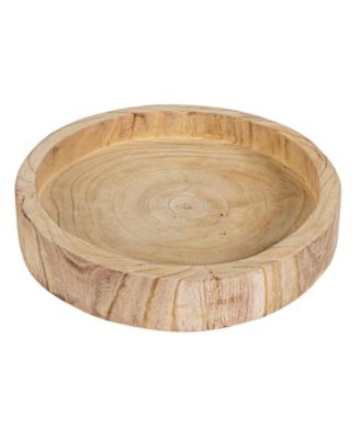  Paulownia Wood Hand Carved Tray