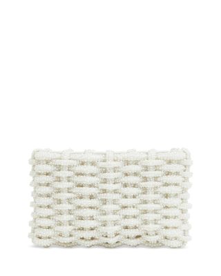 Morgan Embellished Woven Clutch