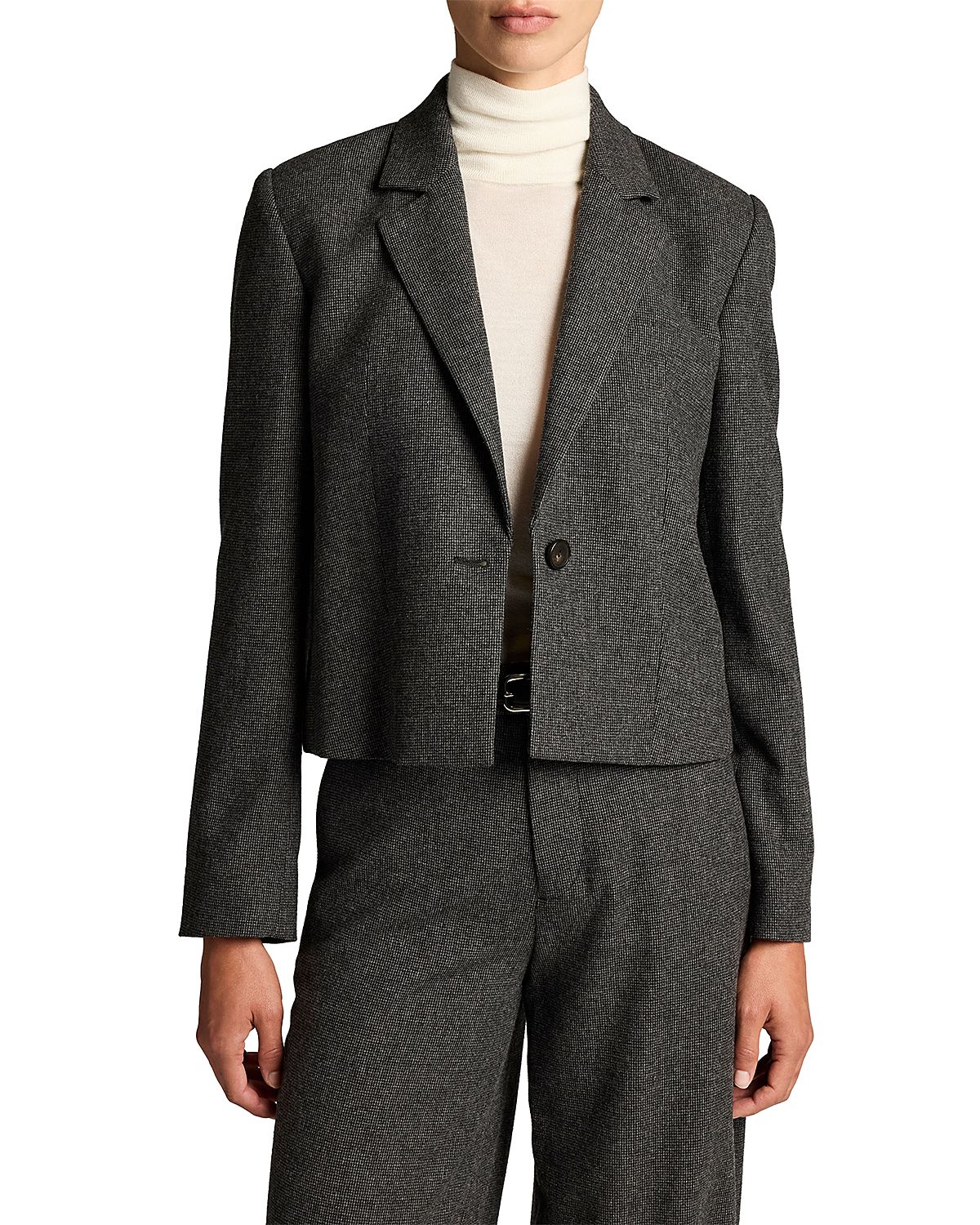 Vince Printed Cropped Blazer