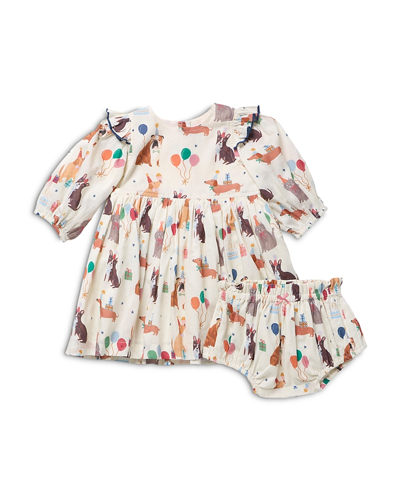 Pink Chicken Girls' Brooke Cotton Printed Dress Set - Baby
