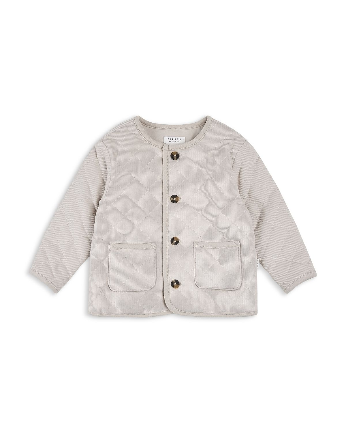 Firsts by petit lem Boys Long Sleeve Quilted Knit Cardigan Sweater - Baby