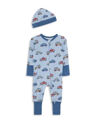 Boys' Colorful Cars Coverall and Hat - Baby