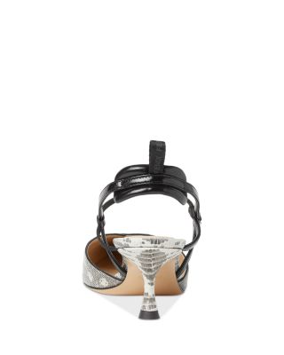 Fendi Women's Very Colibrì Leather Slingbacks | Bloomingdale's Shoes