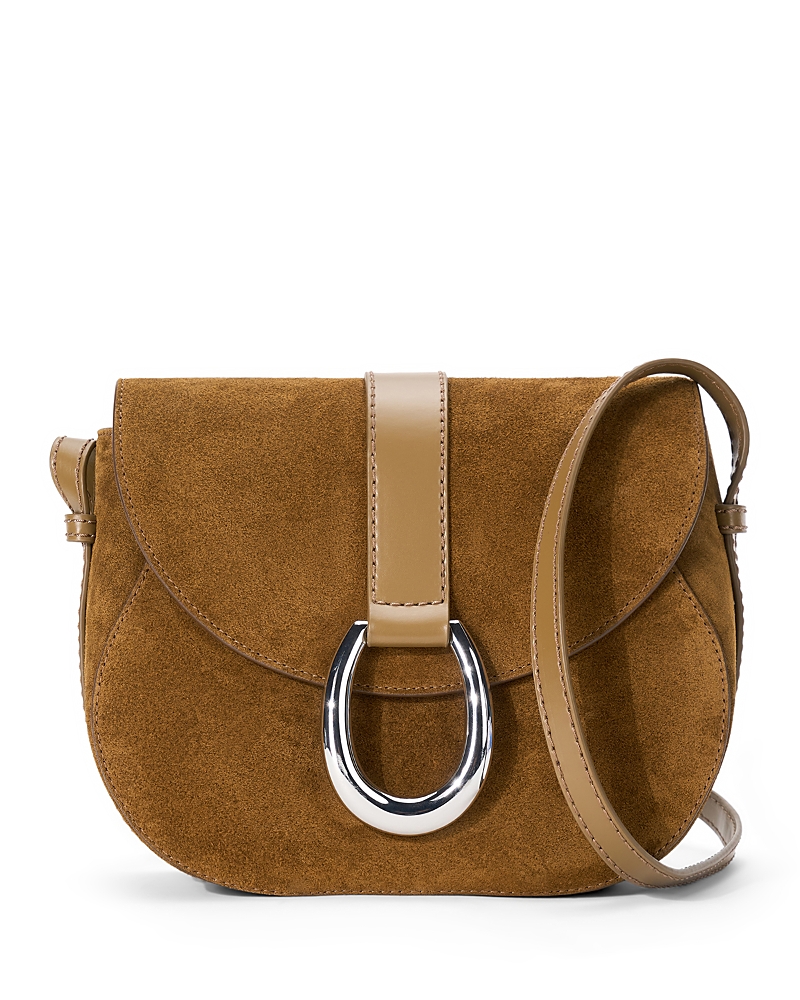 Staud Bella Suede Saddle Bag