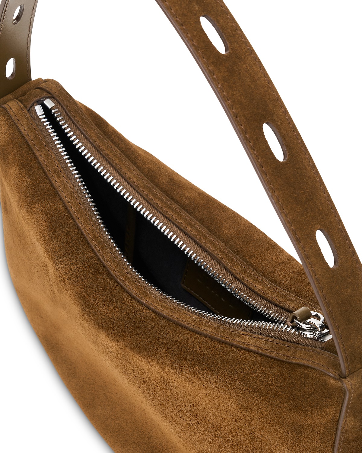 Levi Suede Top Handle Bag