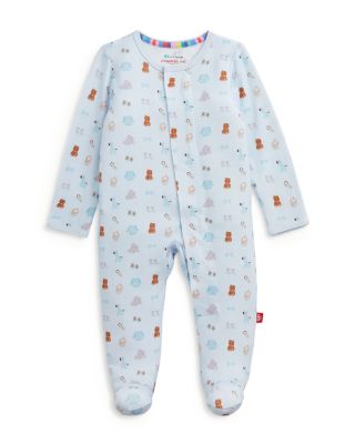 Boys Nostalgia Blue Footie - Baby