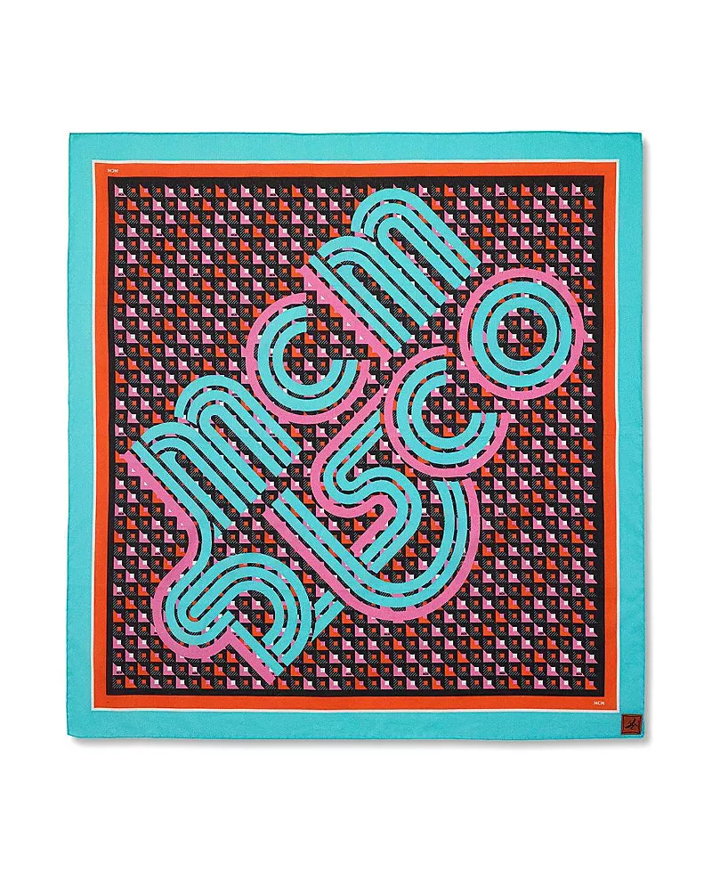 Mcm Disco Monogram Scarf