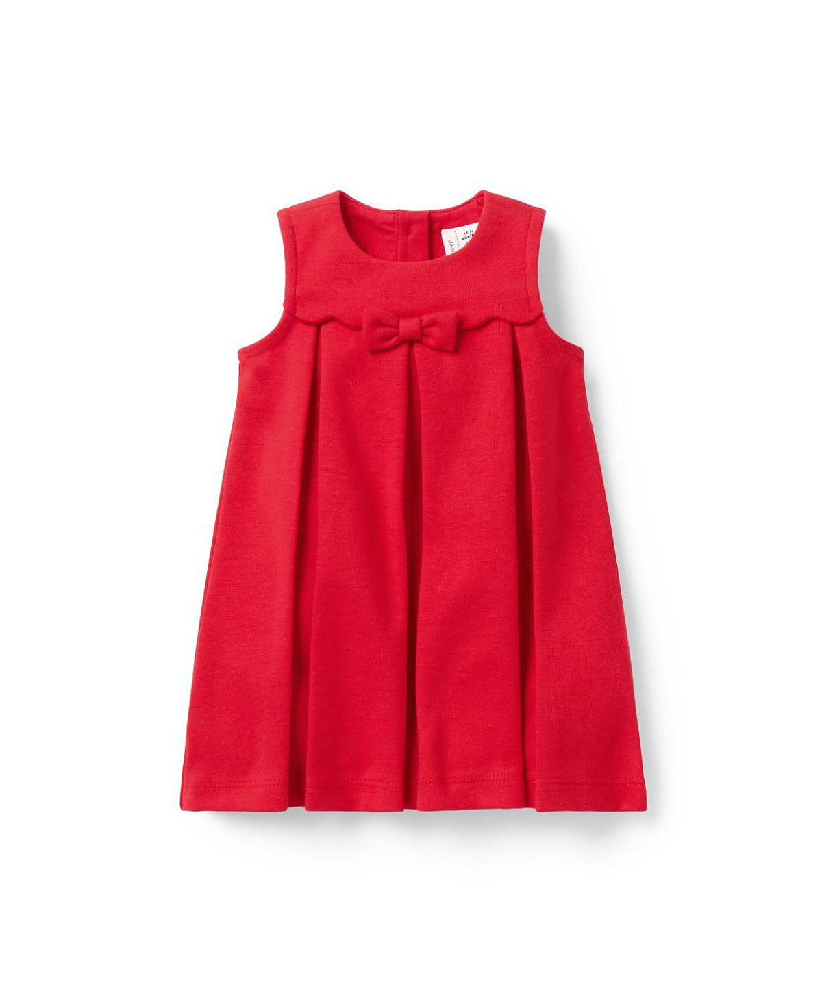 Janie and Jack Girls' Pleated Ponte Dress - Baby
