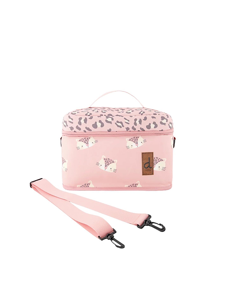 Deux par Deux Girls' Leopard Charming Durable Lunch Box - Little Kid, Big Kid