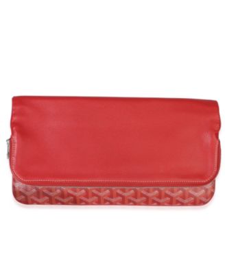 Sainte Marie Clutch Coated Canvas Handbag