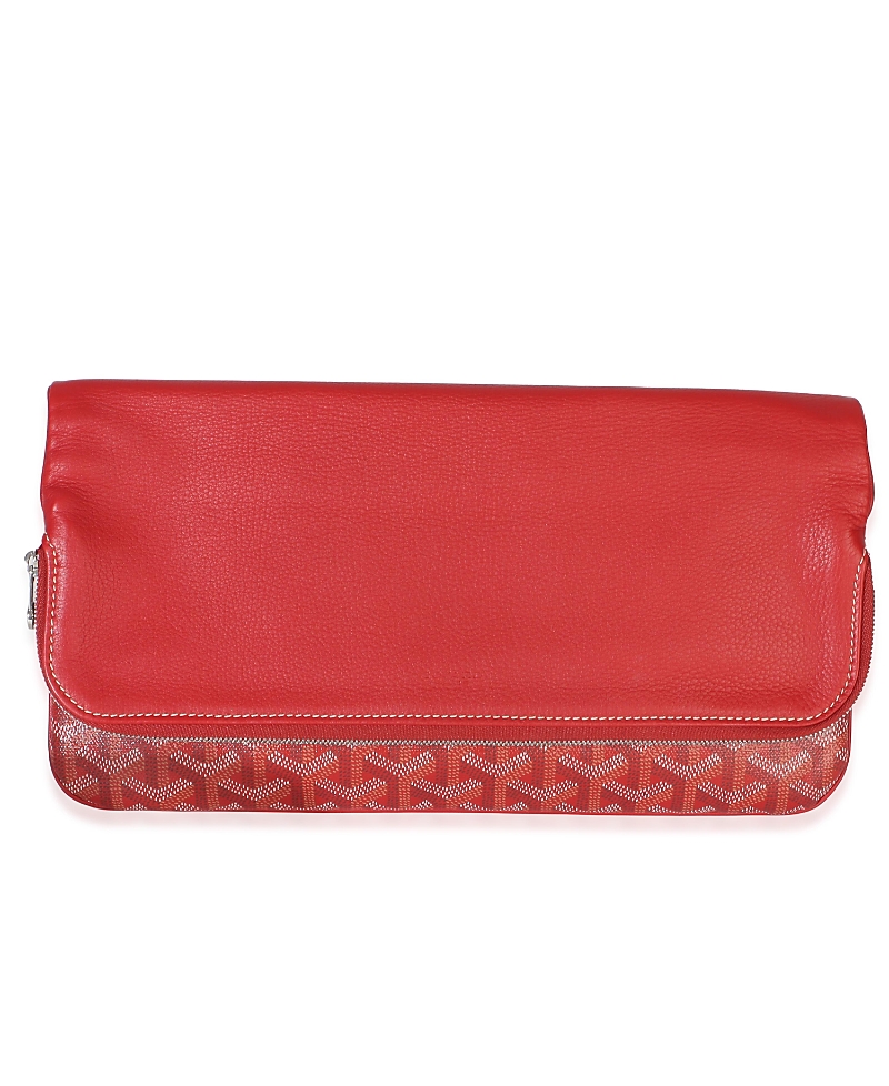 Pre-Owned Goyard Sainte Marie Clutch Coated Canvas Handbag