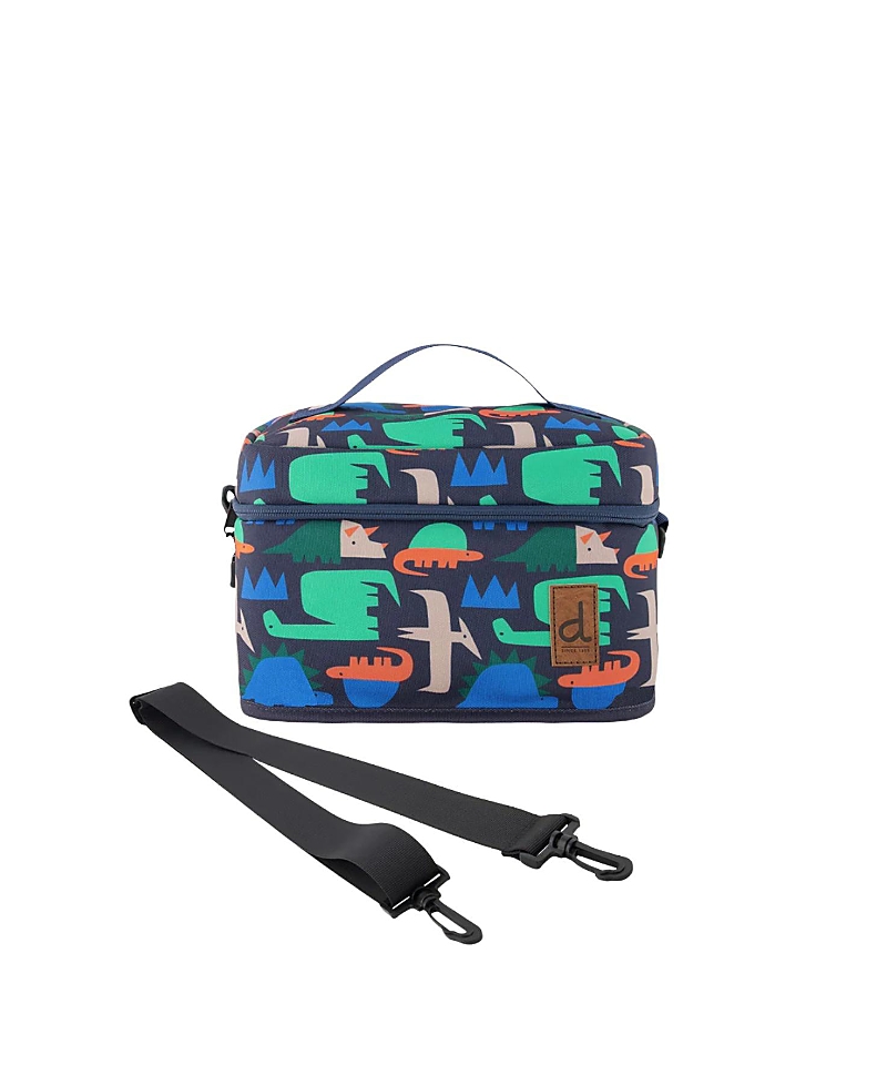 Deux par Deux Boys' Dinosaur Fun Durable Lunch Box - Little Kid, Big Kid