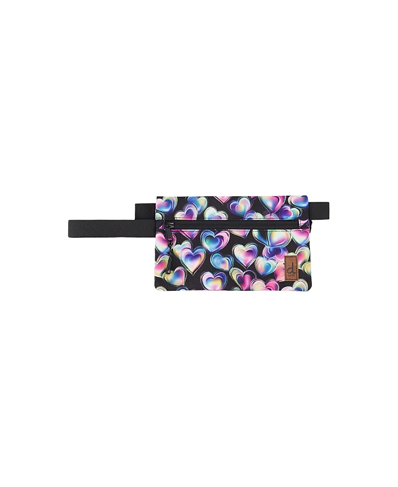 Deux par Deux Girls' Hearts Double-Compartment Pencil Case - Little Kid, Big Kid
