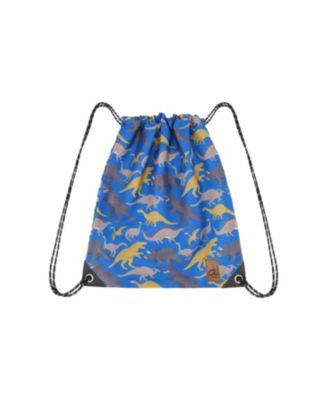 Boys' Dinosaur Playful Lightweight Durable Drawstring Bag - Little Kid, Big Kid