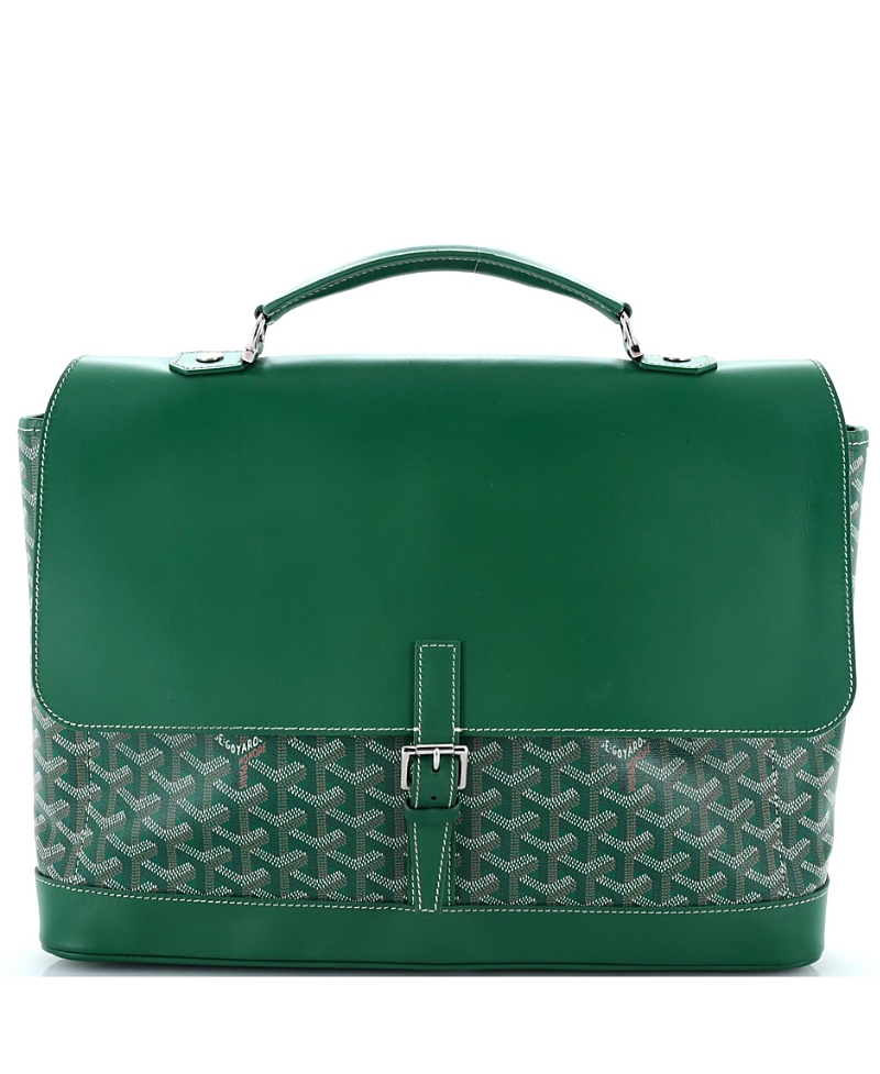 Pre-Owned Goyard Citadin Messenger Briefcase Coated Canvas