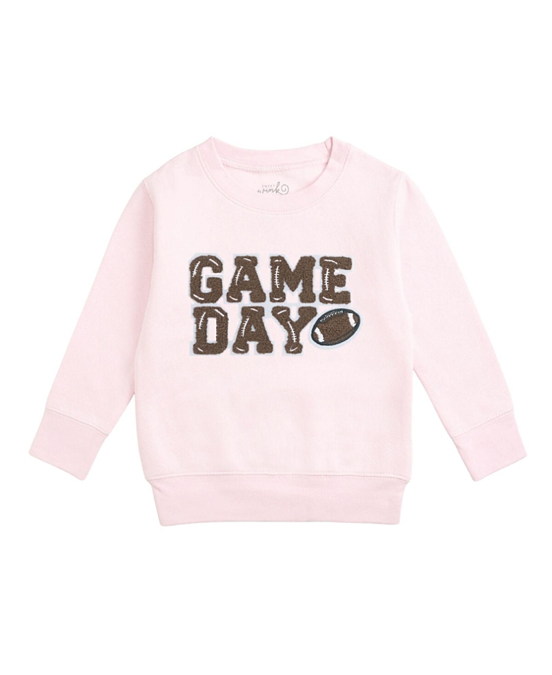 Sweet Wink Girls' Game Day Patch Sweatshirt - Big Kid