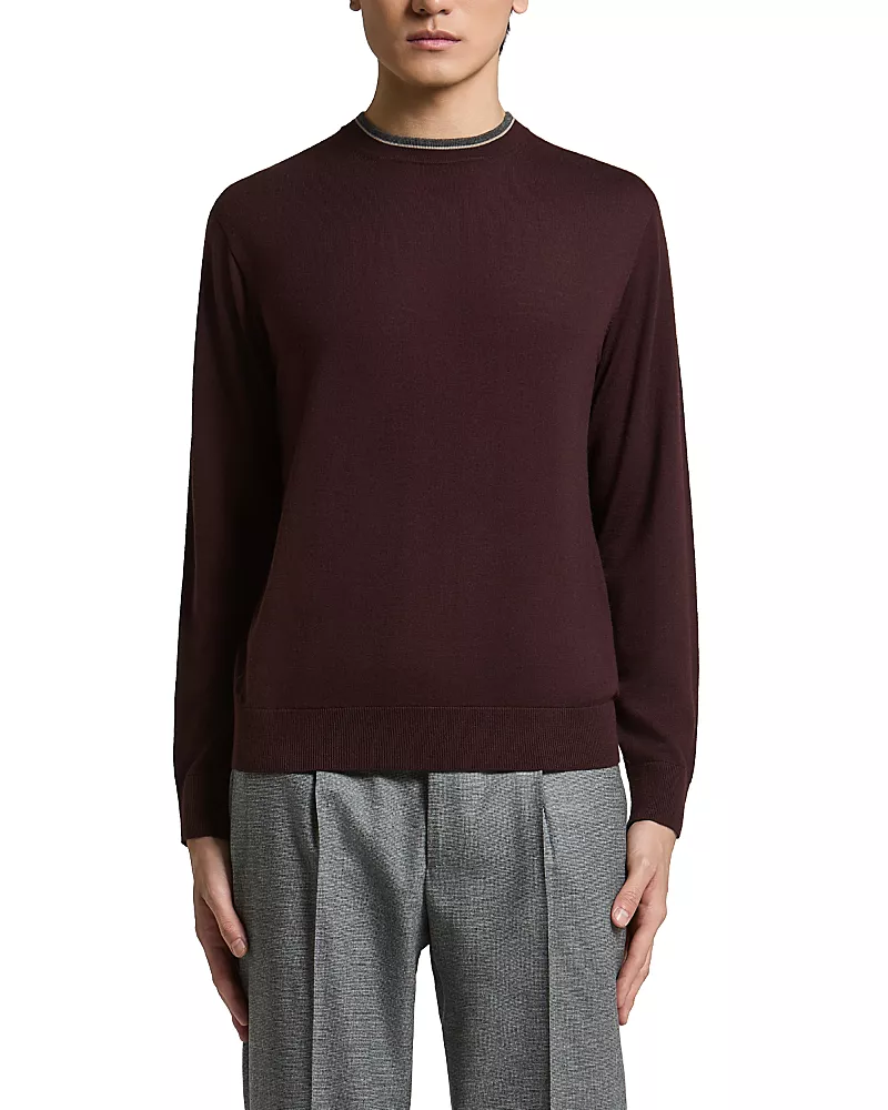 Peserico Virgin Wool Crewneck Sweater