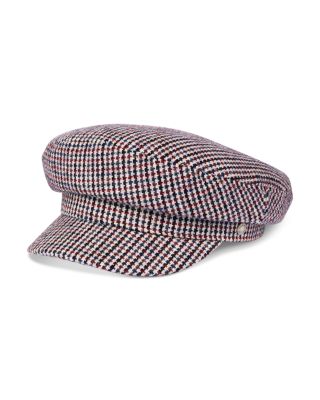 Eleanor Houndstooth Wool Cap