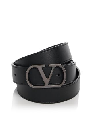 Men's VLogo Leather Belt