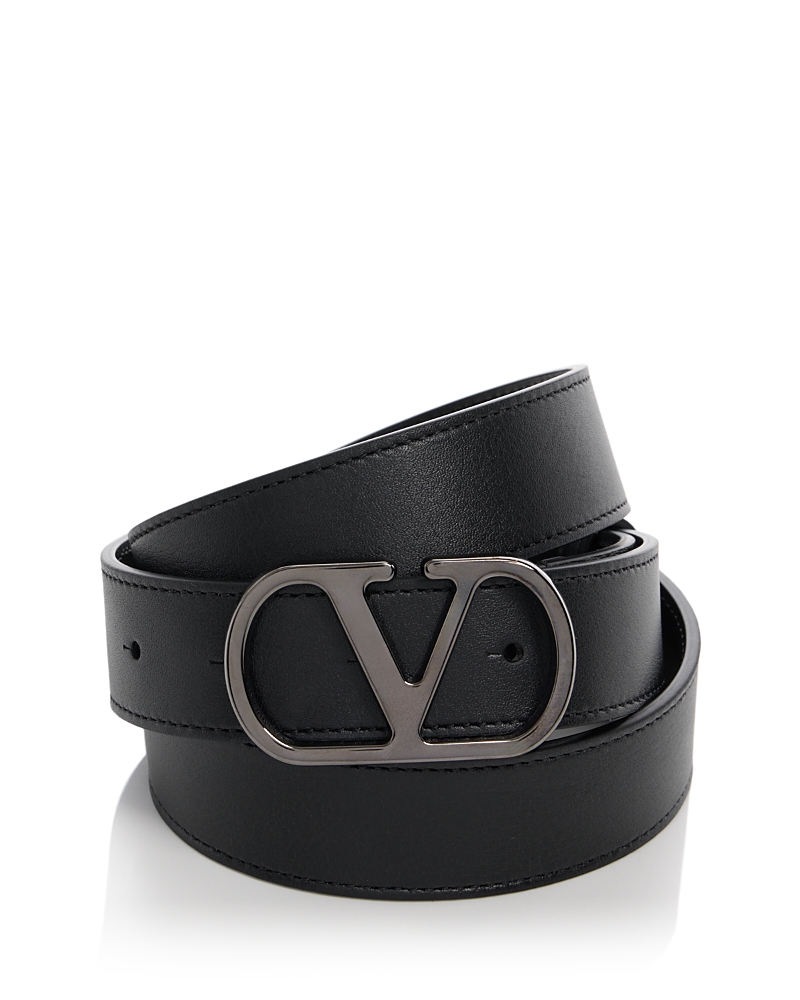Valentino Garavani Men's VLogo Leather Belt
