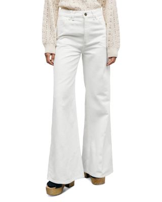 Bianca High Rise Straight Jeans in White