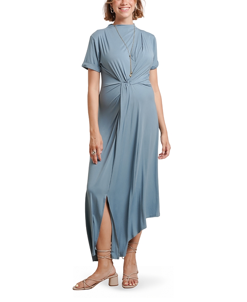 Nom Maternity Talia Twist Dress Maternity Dress