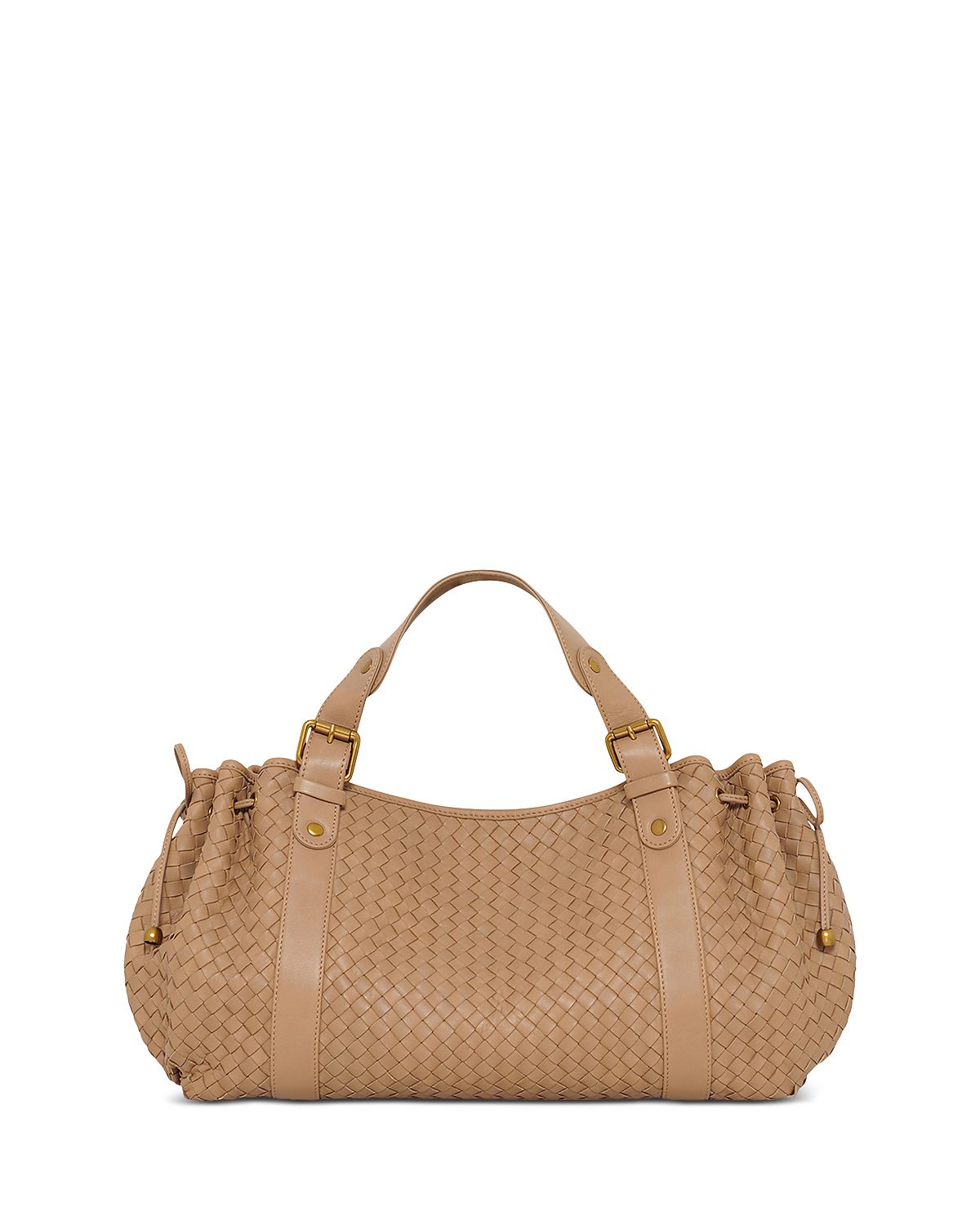Gerard Darel 24H Woven Leather Handbag